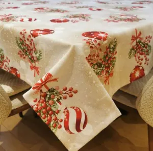 Novogodišnji stolnjak drvce 135x180