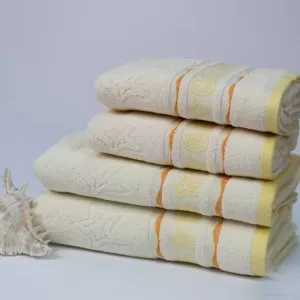 PEŠKIR ŠKOLJKA žuti 70x140