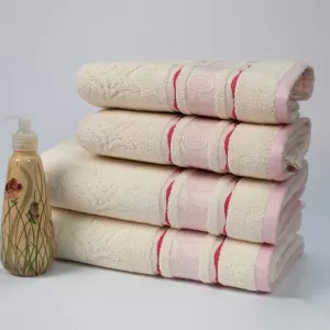 PEŠKIR ŠKOLJKA roze 70x140